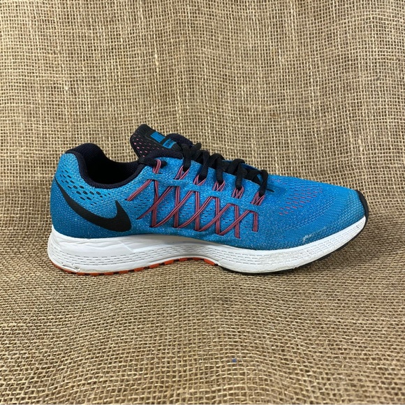 Nike Running Shoe Air Zoom Pegasus  Blue Black White Women's  Size 9.5 - Picture 6 of 11